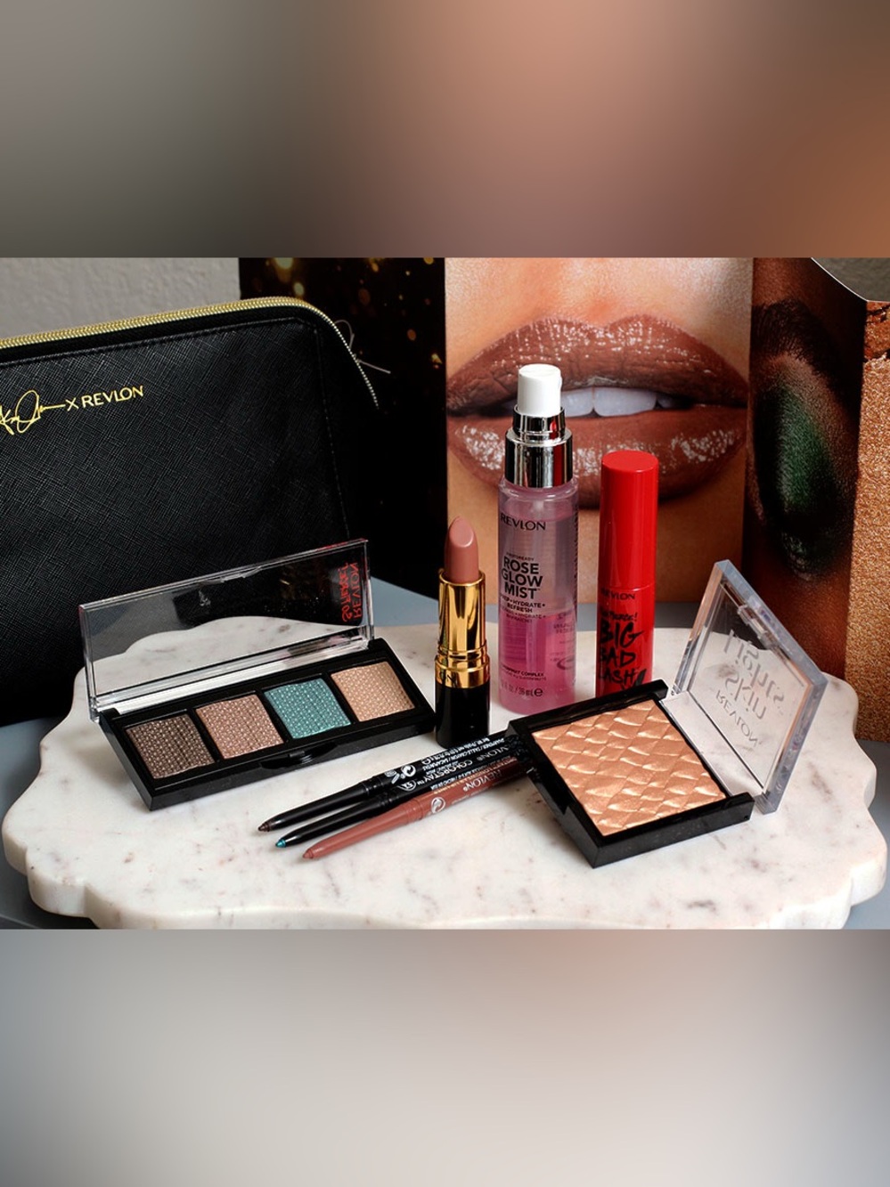 Ashley Graham x Revlon Makeup Bag & Makeup